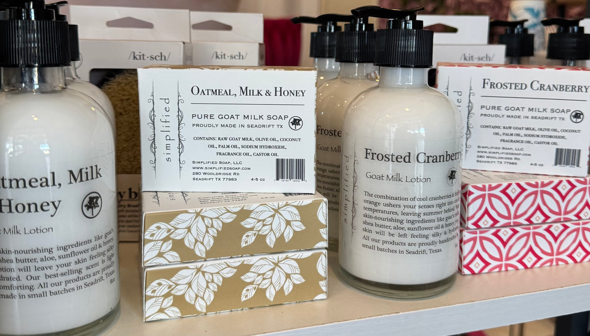 Simplified 8oz Goat’s Milk Hand & Body Lotion