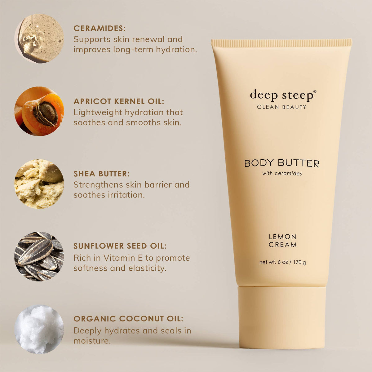 Vanilla Coconut Deeply Moisturizing Body Butter 6oz