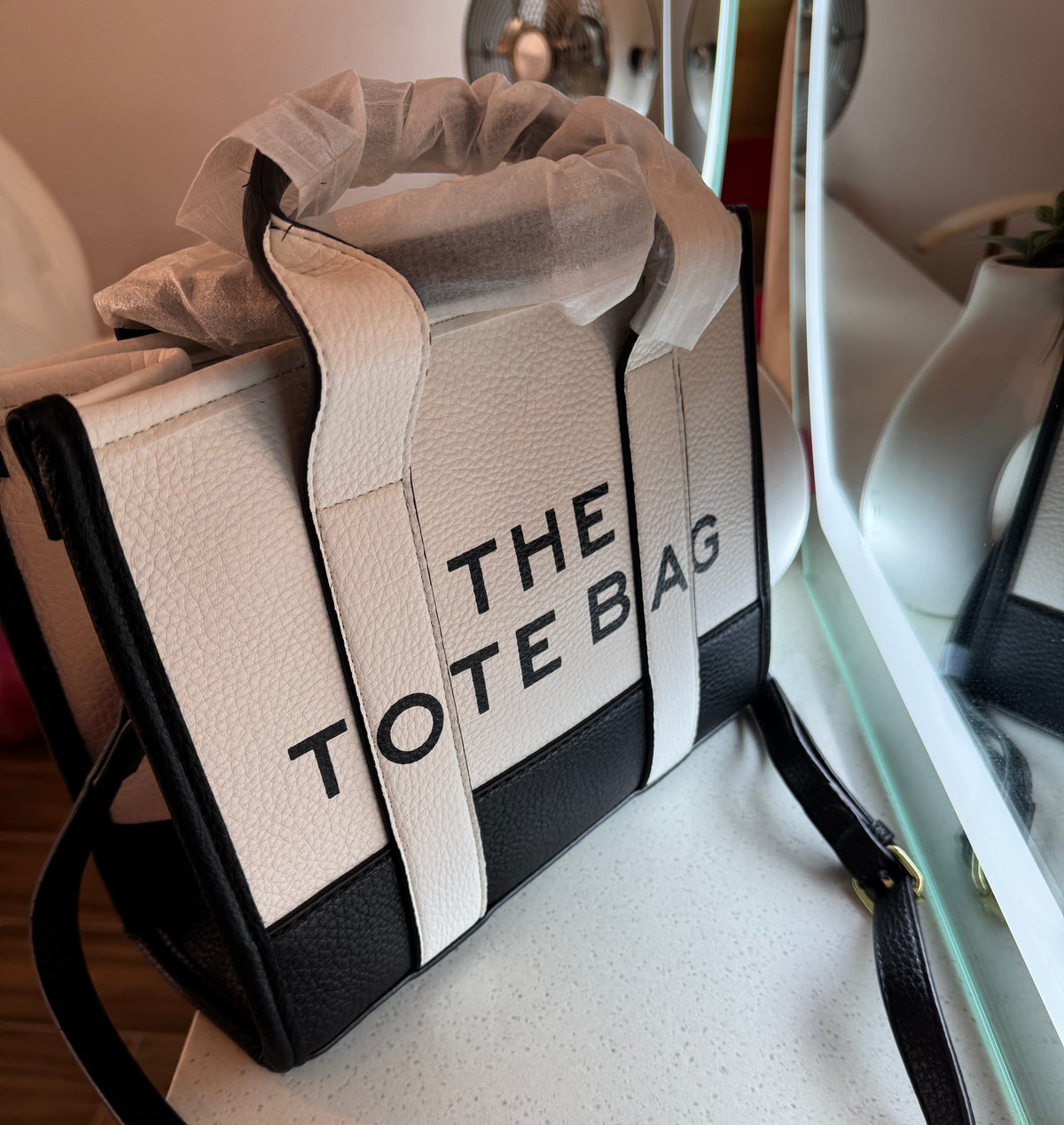 Tote Bag Two-Toned Crossbody
