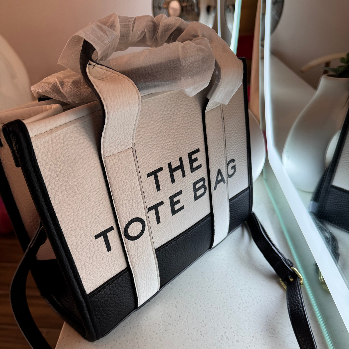 Tote Bag Two-Toned Crossbody