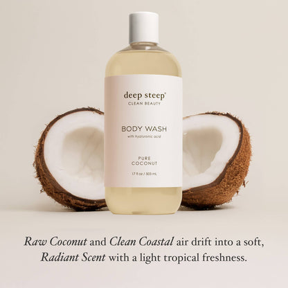 Pure Coconut Gentle Hydrating Body Wash 17oz