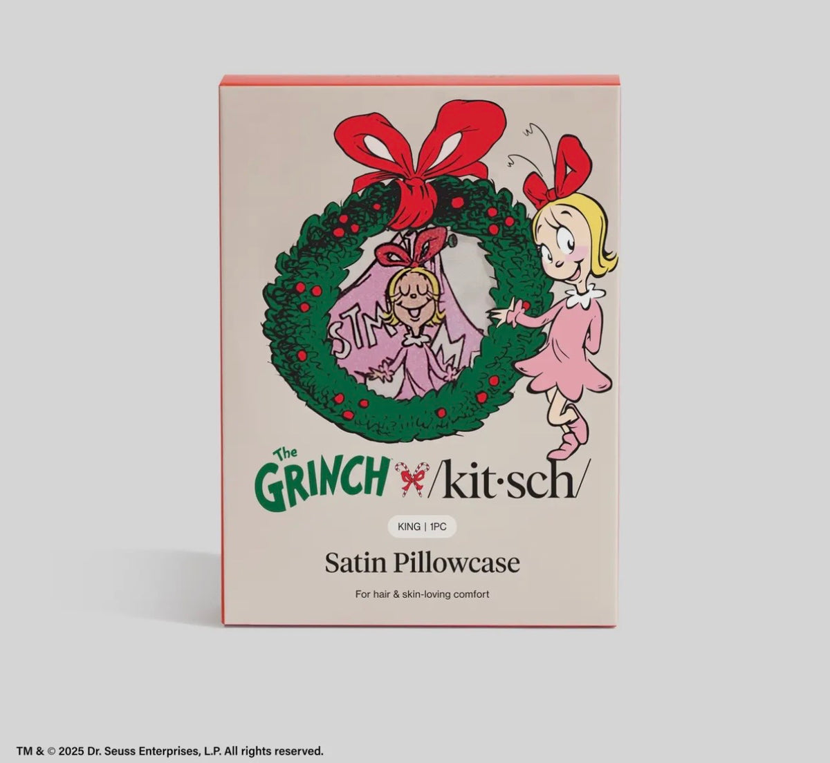 Grinch x Kit•sch Satin Pillowcase