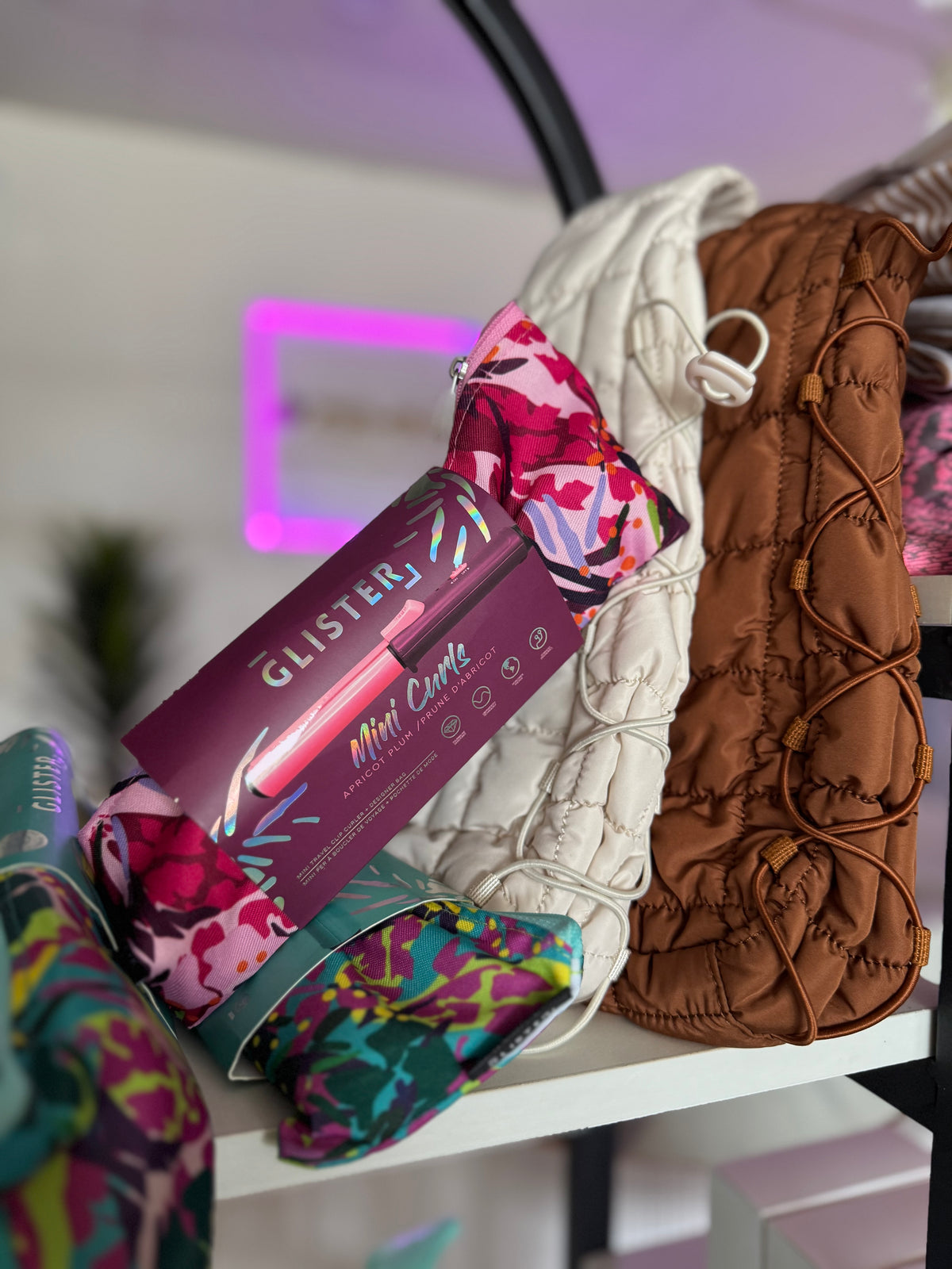 Glister Mini Curler & Wand Travel Set