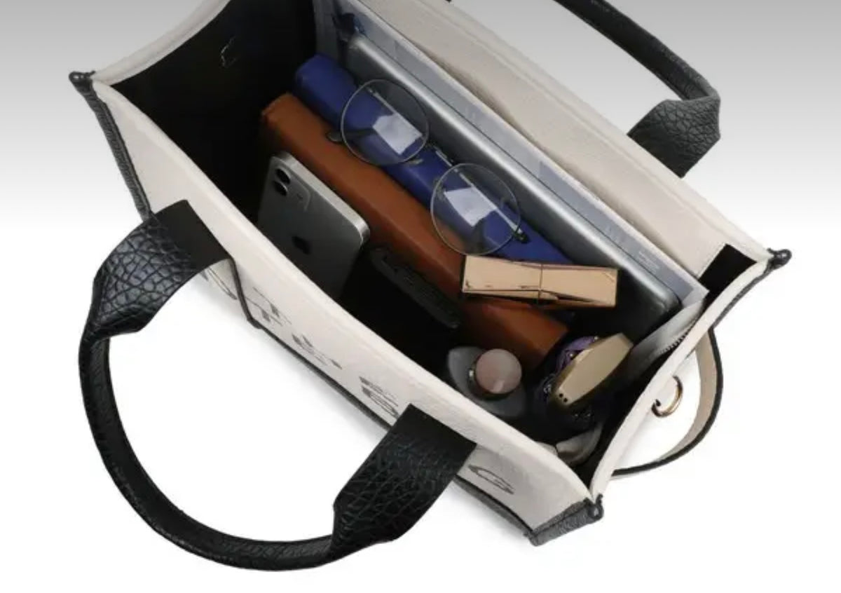 Tote Bag Two-Toned Crossbody