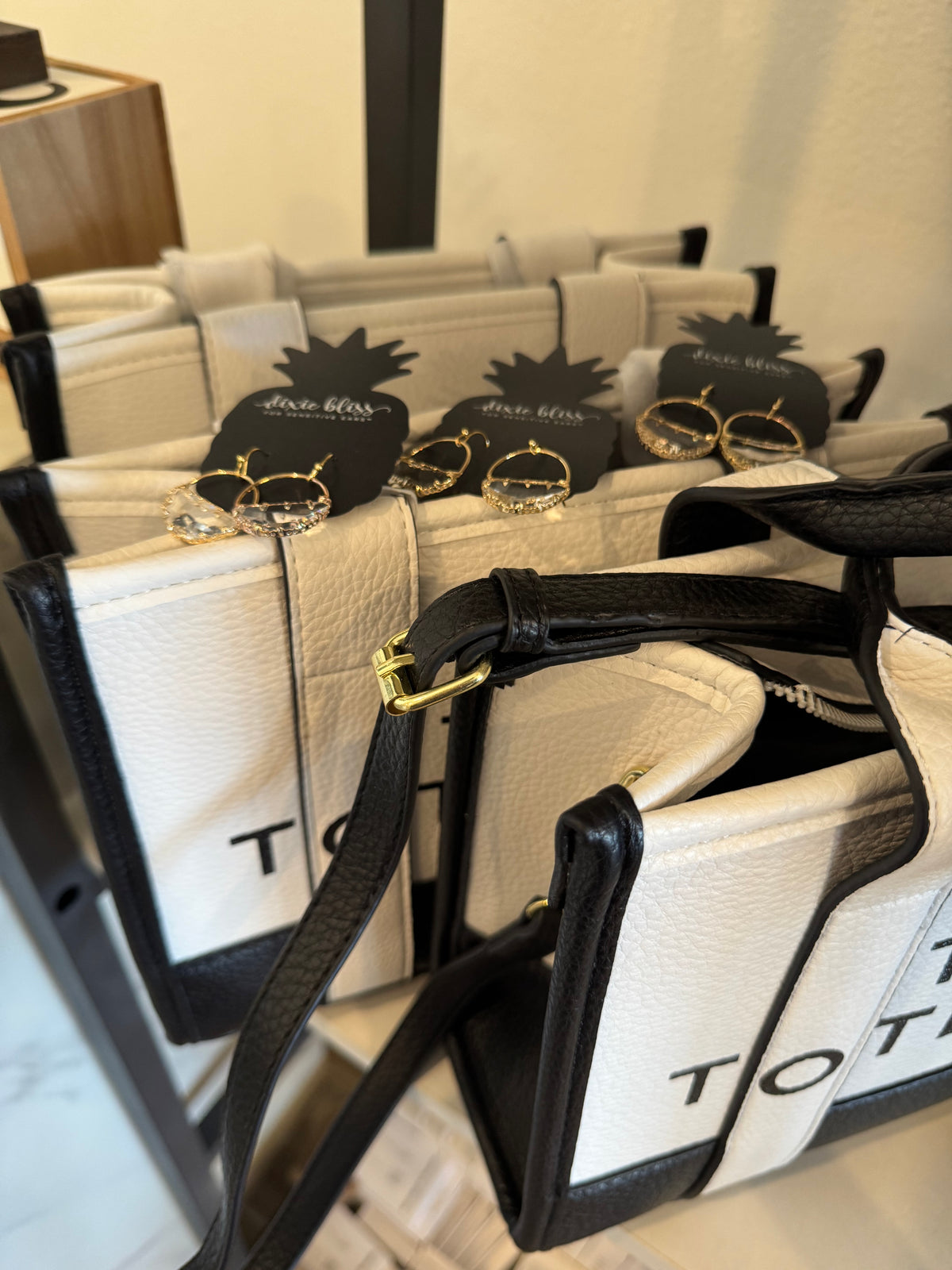 Tote Bag Two-Toned Crossbody