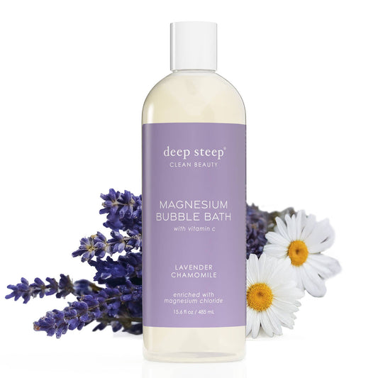 Lavender Chamomile Magnesium Bubble Bath with Vitamin C